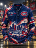 Men's Hockey Print Sweatshirt