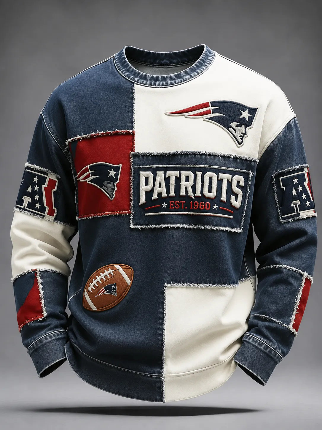 Men's Patchwork Sweatshirt