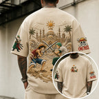 Unisex Anime-Style Retro Oversized T-Shirt