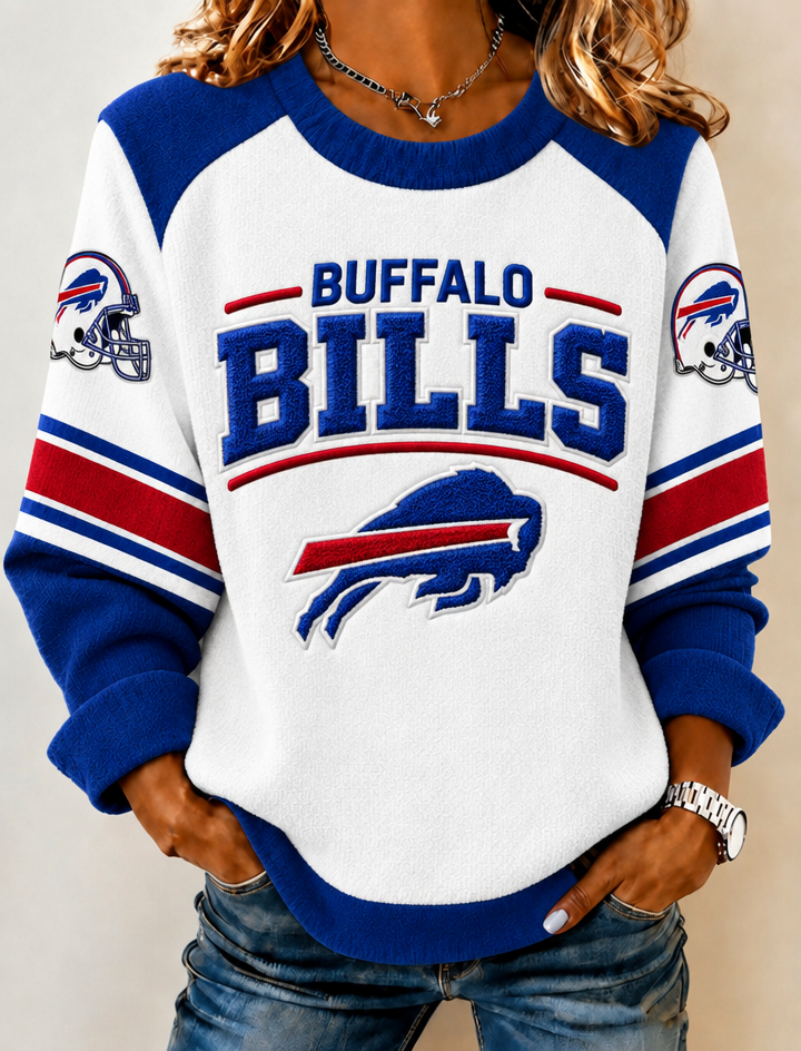 Women's Football Printed Sweatershirt