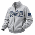 Men's Sweatshirt-Style Varsity Jacket