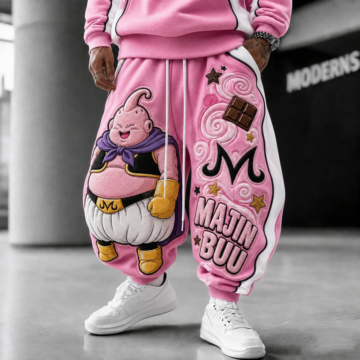 Anime-print Sweatpants