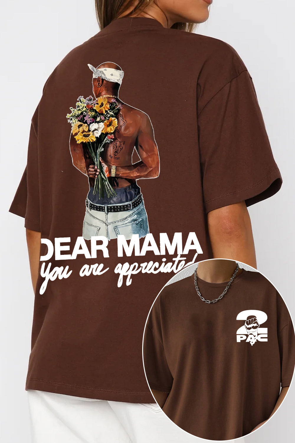 2pac Two-Sided Women Tee