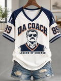 Women's Legendary Head Coach Casual Art Printed T-shirt