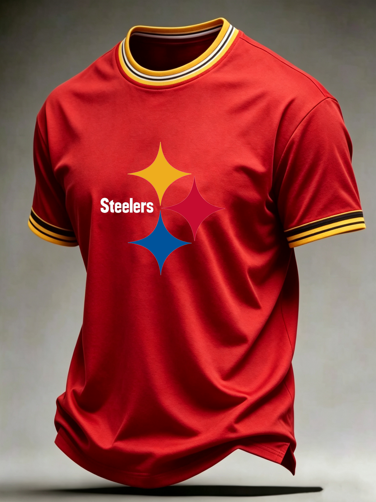 Men's Steelers Print Polo Shirt