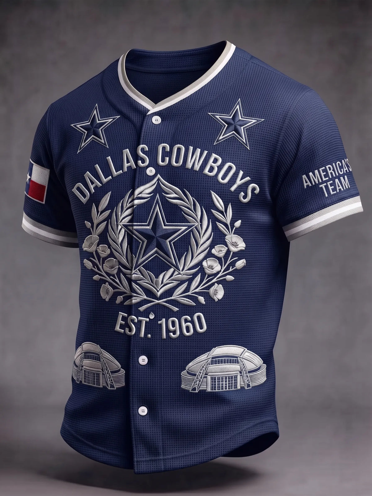 Men's Football Fan Print Sports Jersey