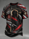 Men's In Loving Memory of Our Captain Printed Casual Tops