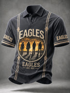 Men's Music Print T‐Shirt