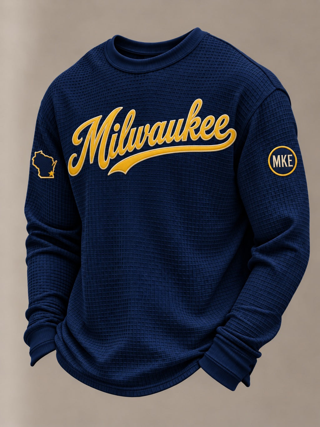 Men's Vintage Football Team Graphic Long Sleeve Shirt