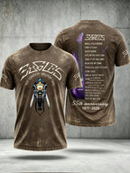 Men's Music Print T‐Shirt