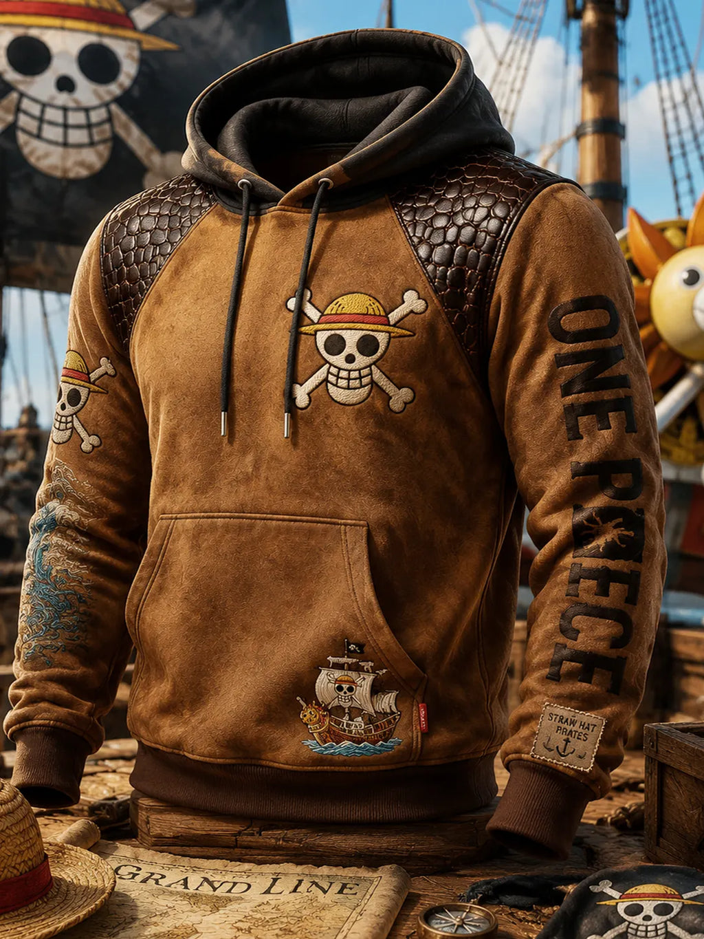 Men's Hoodie Designed Specifically For Anime Fans.