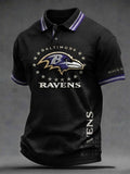 Men's Football   Print Polo Shirt