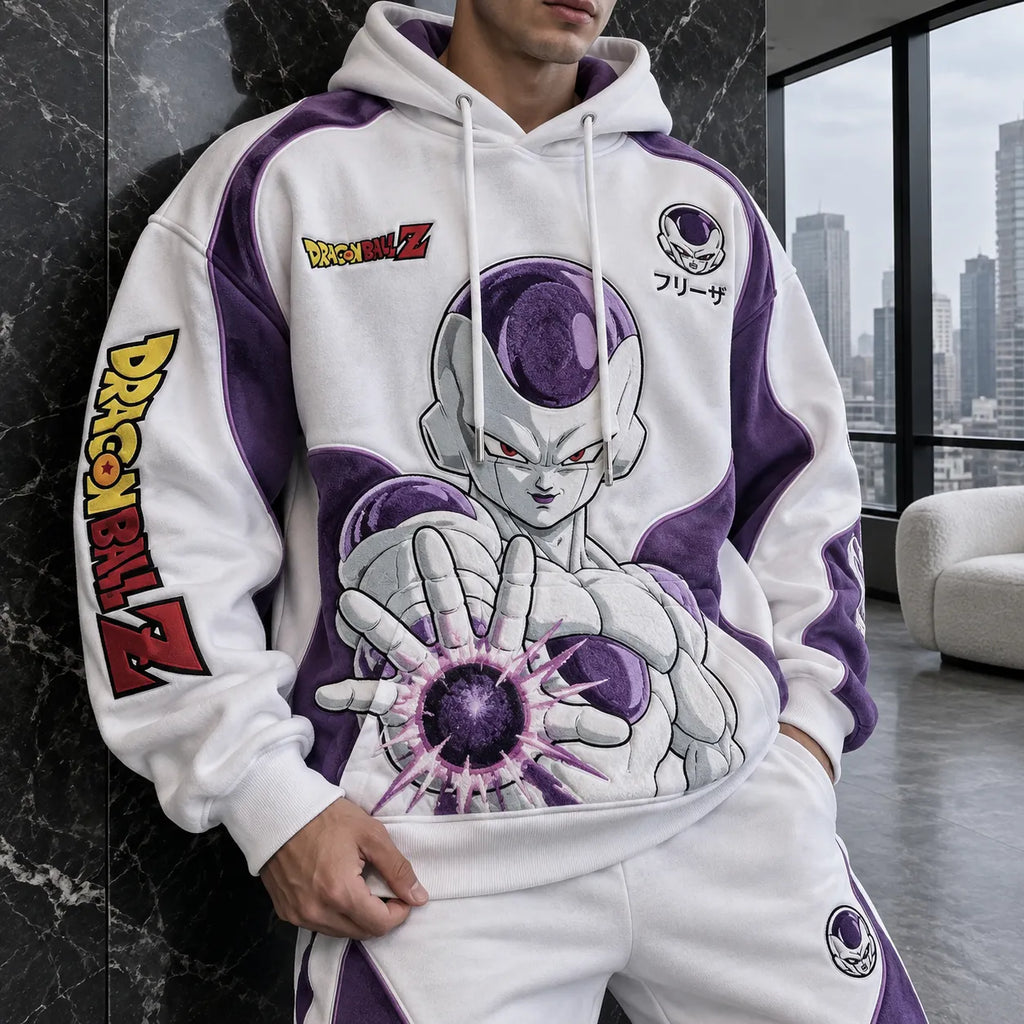 Unisex Oversized Casual Anime-print Hoodie