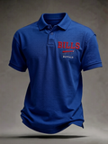 Men's Football Short-Sleeve Polo Shirt