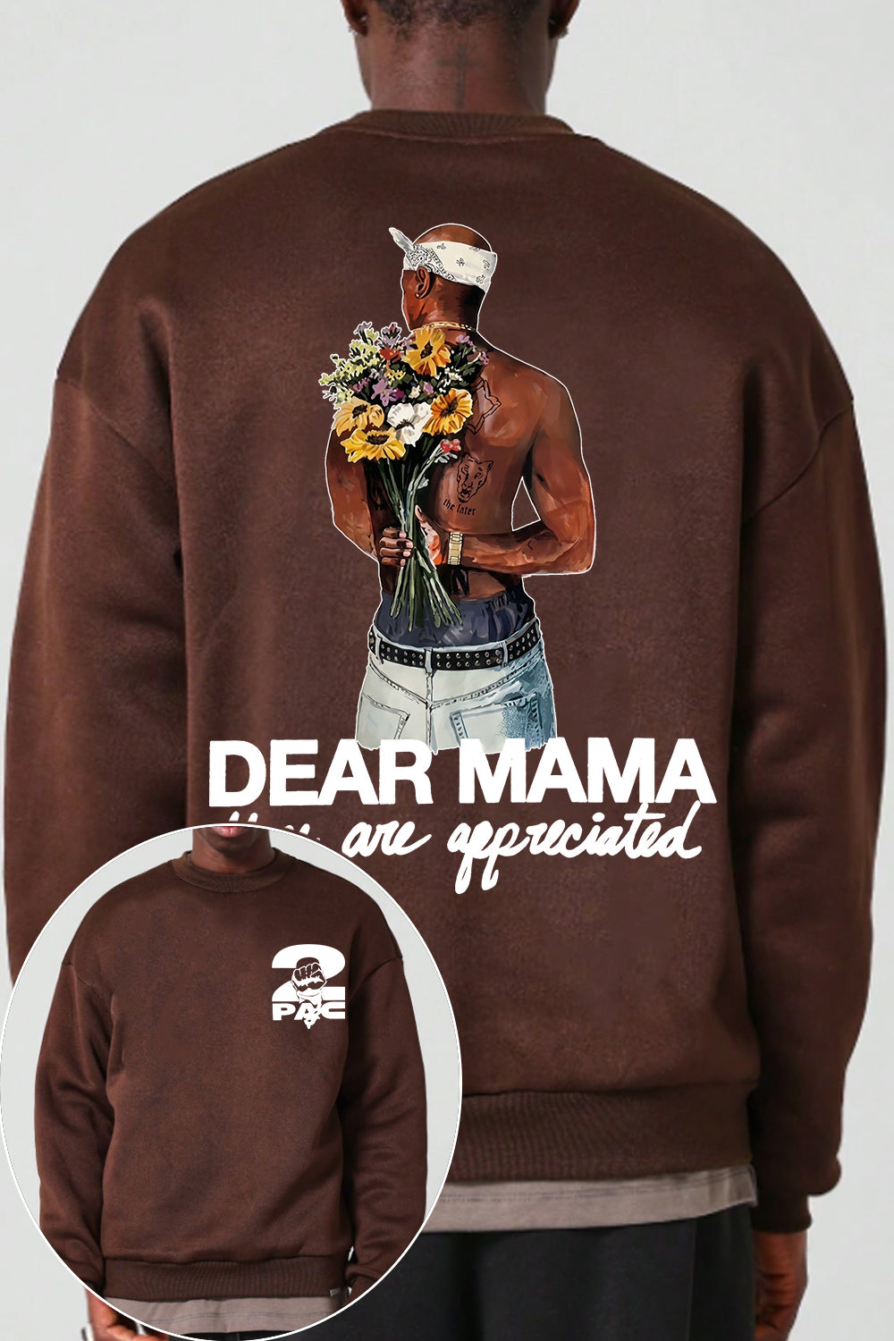 2pac Two-Sided Sweatshirt