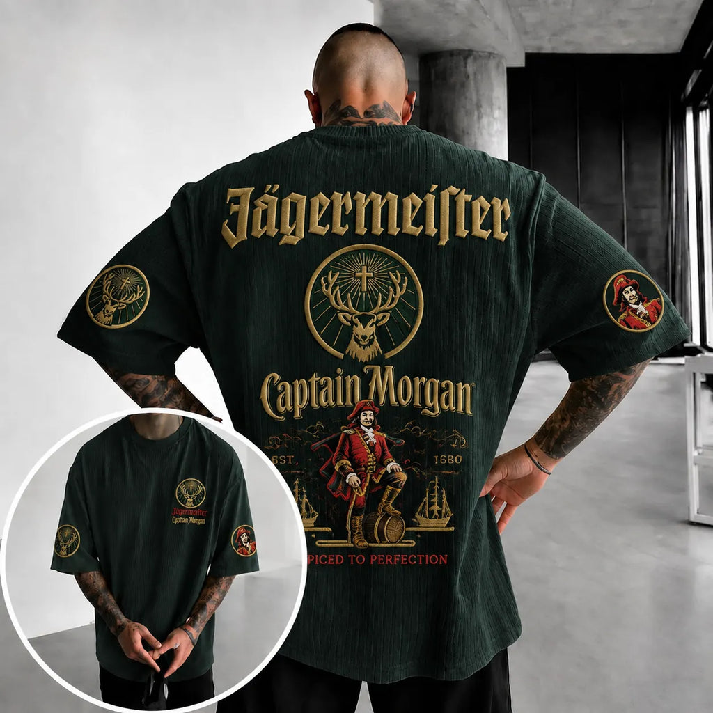 Men's Beer Print T-Shirt
