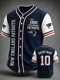 Men's Football Print Jersey