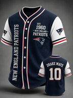 Men's Football Print Jersey