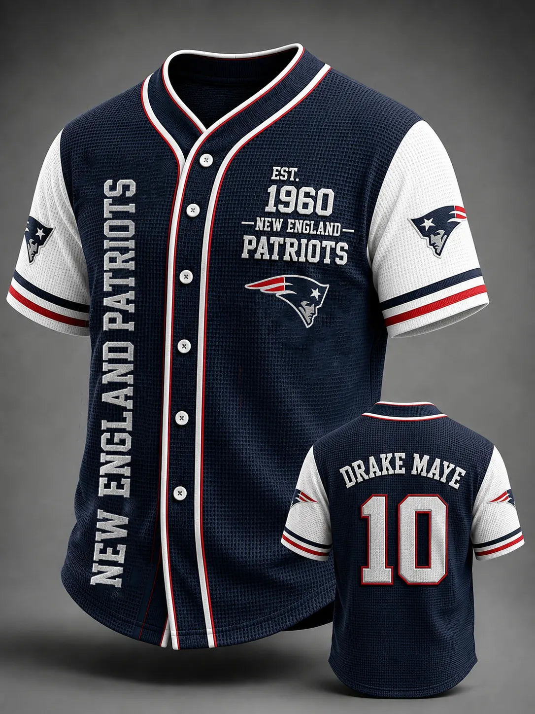 Men's Football Print Jersey