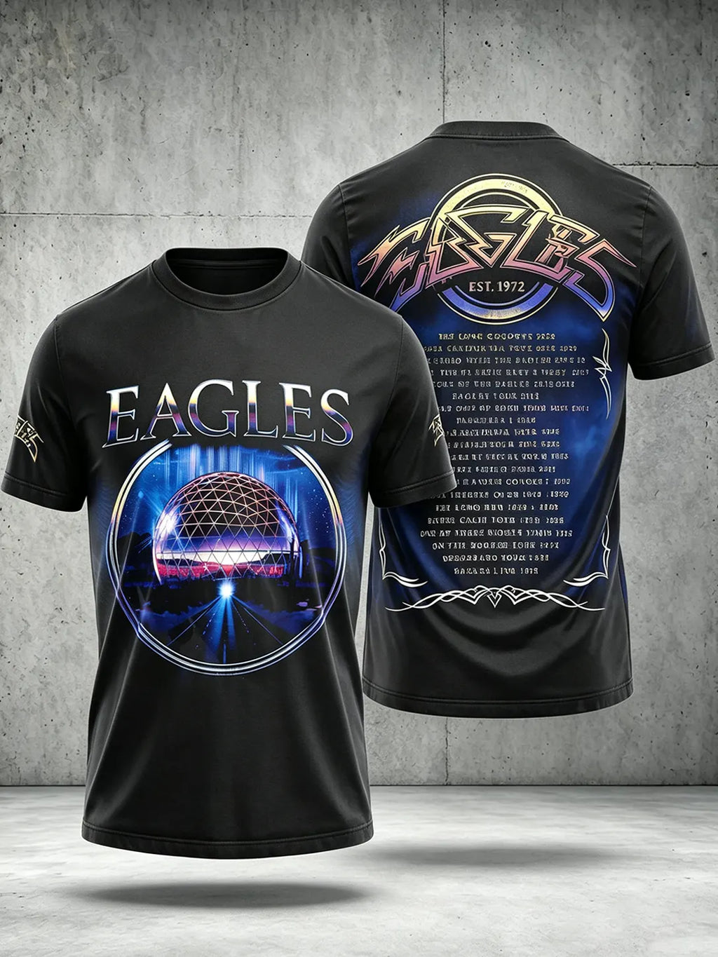 Men's Music Print T‐Shirt