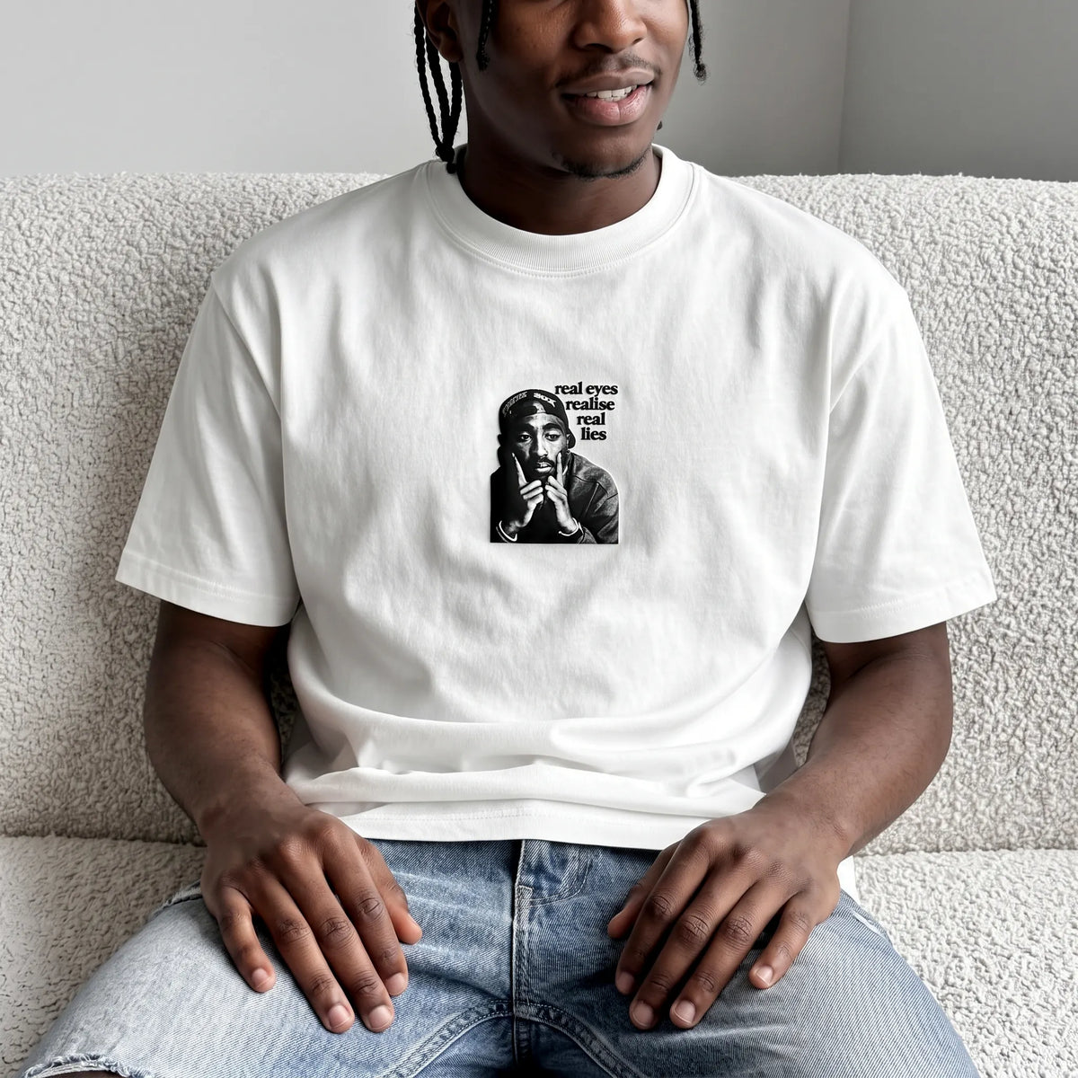 Unisex West Coast Legend Print Short-Sleeve T-Shirt