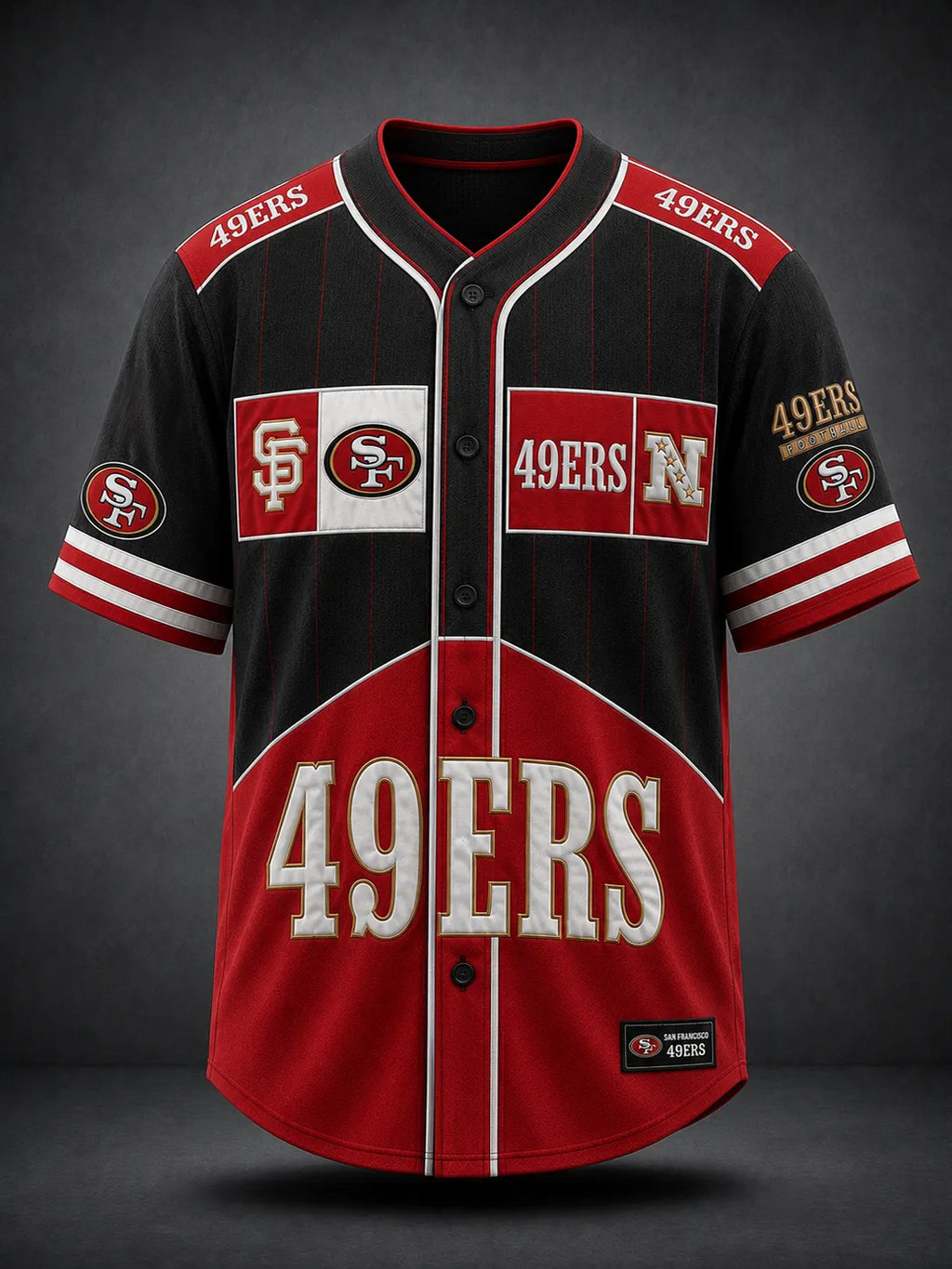 Men's Football Print Shirt