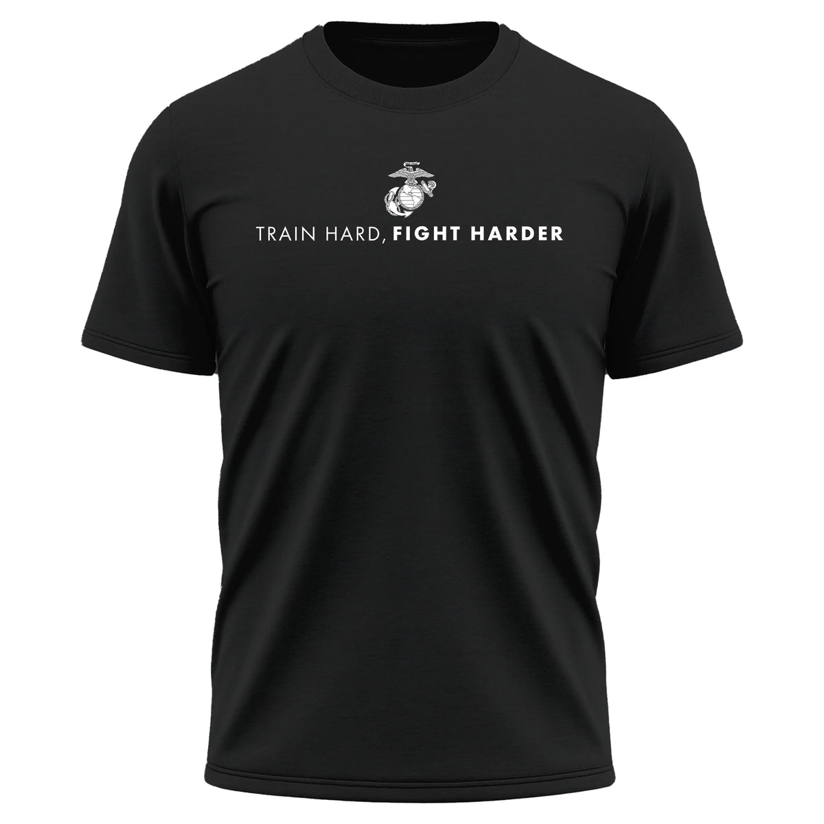 Marines "Train Hard, Fight Harder" Performance shirt United States Marine Corps Pride ,Made in USA