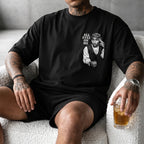 Unisex West Coast Legend Print Short-Sleeve T-Shirt