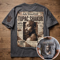 Unisex West Coast Legend Print Short-Sleeve T-Shirt