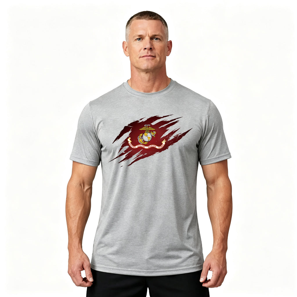 USMC Flag Tear Away T-Shirt