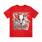Western Wild Ones Bull Skull Graphic Tee