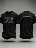 Men's Music Tour Printed Casual T-Shirt