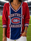 Women's Ice Hockey Print Top