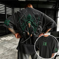 Unisex Anime-Style Retro Oversized T-Shirt