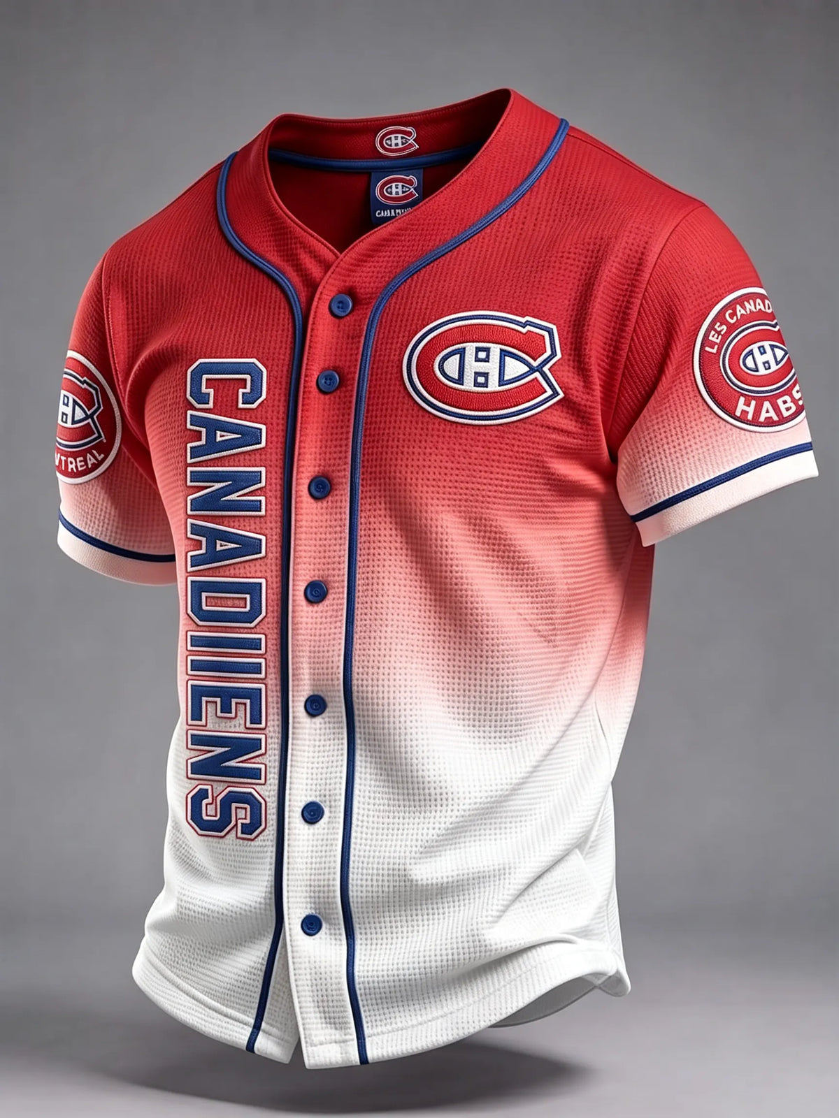 Men's Ice Hockey Fan Print Sports Jersey
