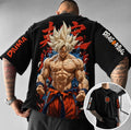 Unisex Anime-Style Retro Oversized T-Shirt
