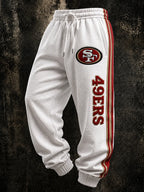 Men's Football Print Casual Pants