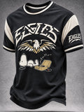 Men's Music Print T‐Shirt