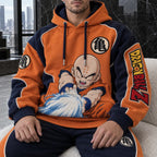 Unisex Oversized Casual Anime-print Hoodie