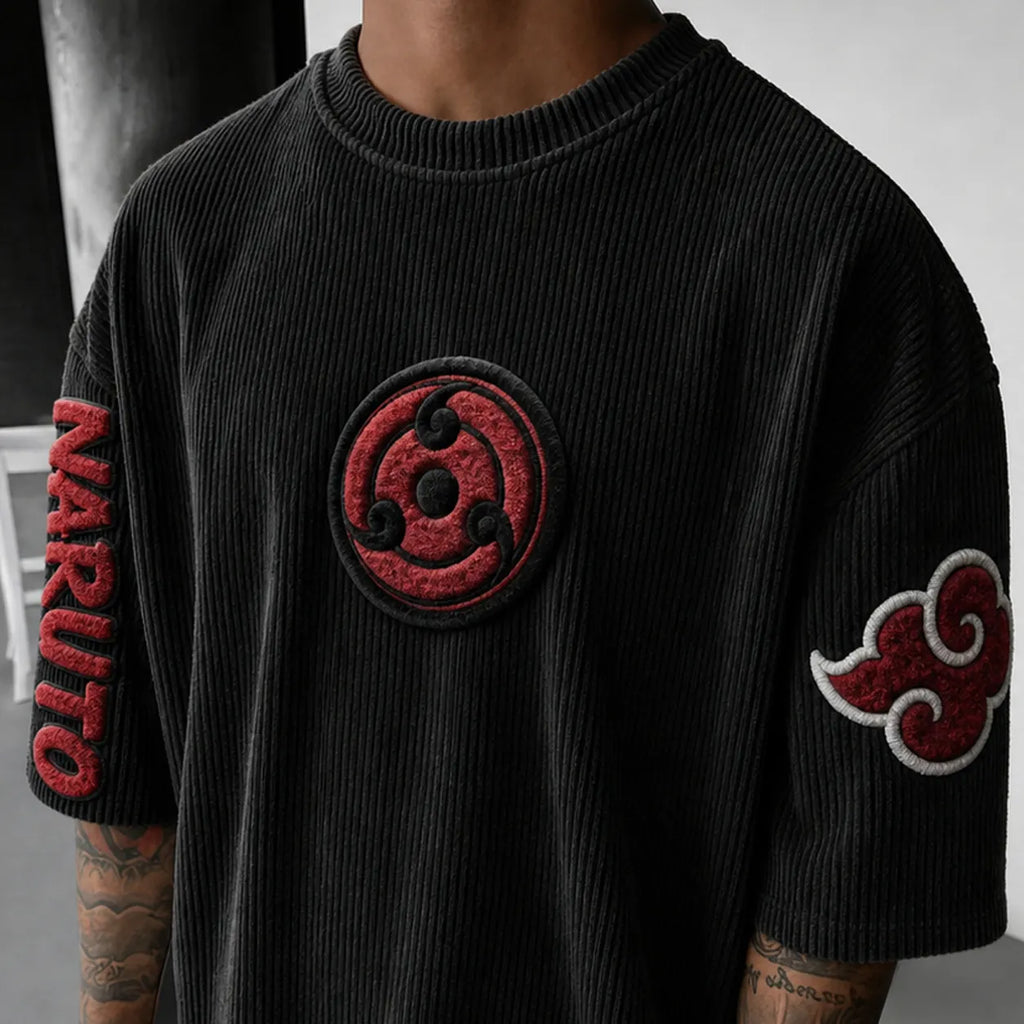 Unisex Anime-Style Retro Oversized T-Shirt