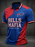 Men's Football Short-Sleeve Polo Shirt