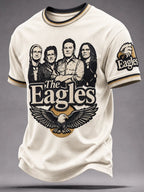 Men's Music Print T‐Shirt