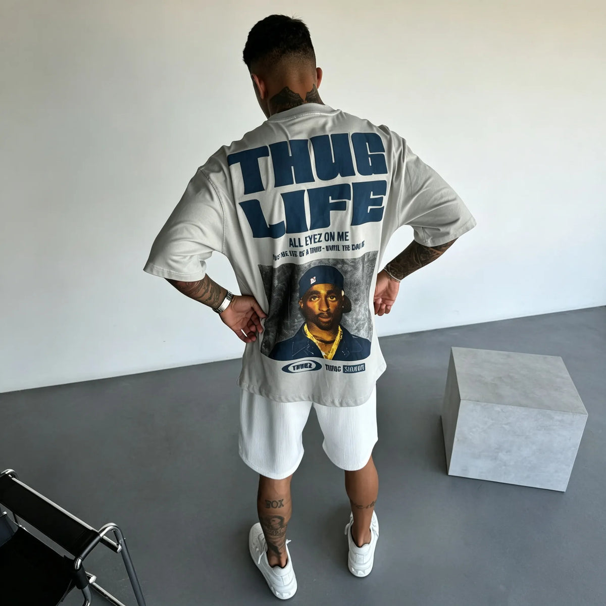 Unisex West Coast Legend Print Short-Sleeve T-Shirt