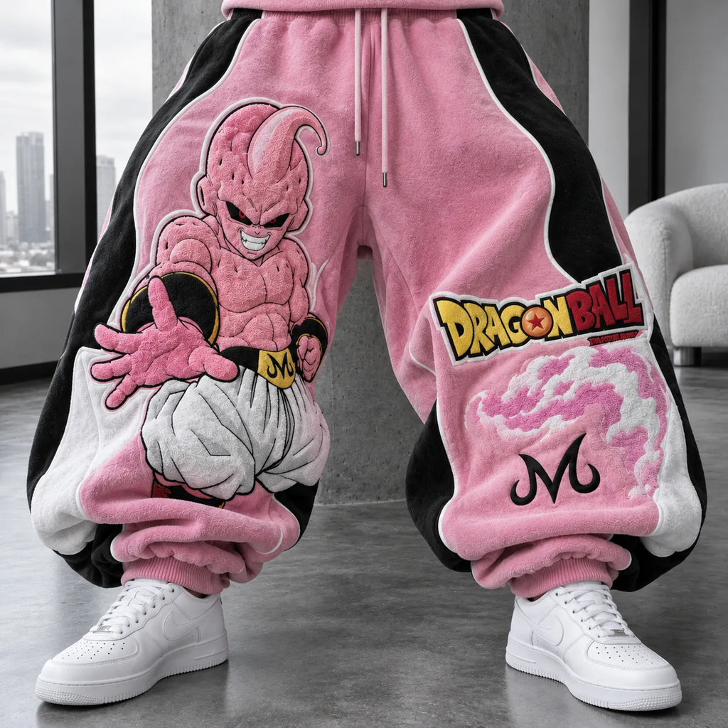 Unisex Loose-fit Casual Lantern-style Sweatpants
