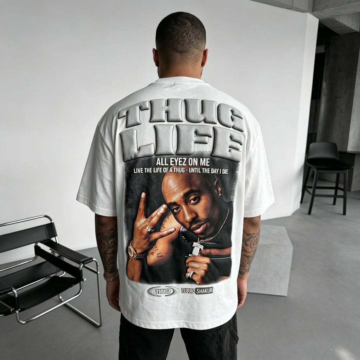 Unisex West Coast Legend Print Short-Sleeve T-Shirt
