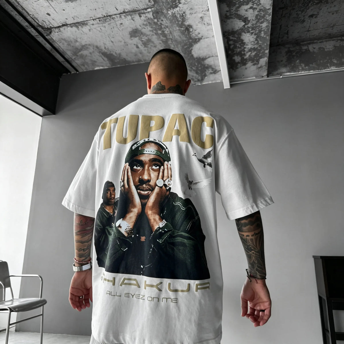 Unisex West Coast Legend Print Short-Sleeve T-Shirt