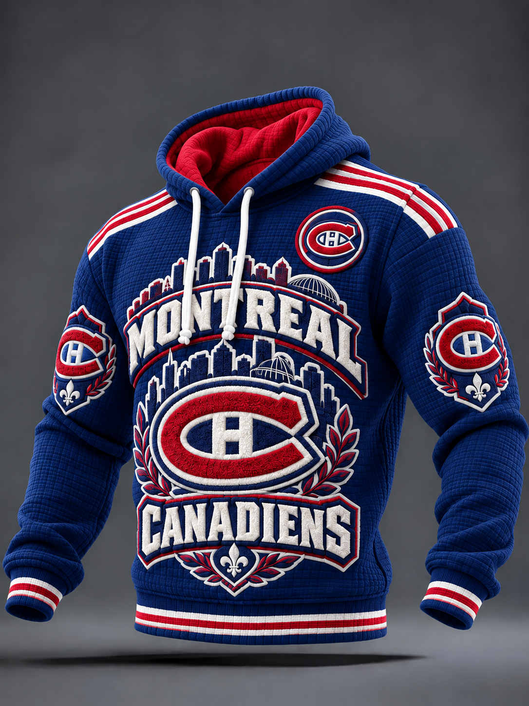 Men's Retro Ice Hockey Hoodie