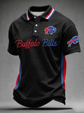 Men's Football Short-Sleeve Polo Shirt