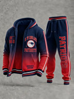 Unisex Casual Football Print Hoodies Set