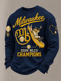 Men's Baseball Print T-Shirt